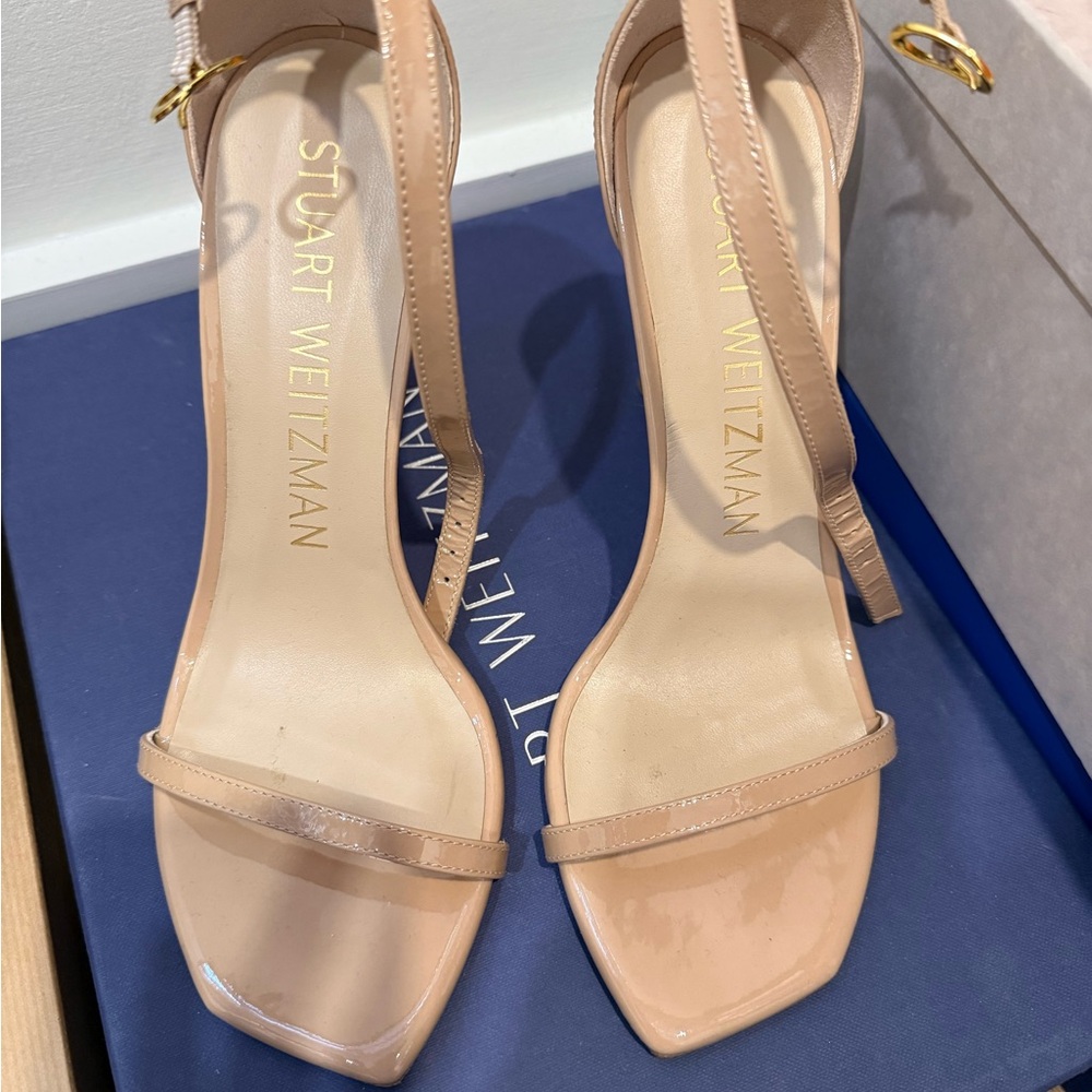 Stuart Weitzman Nude Heeled Sandals